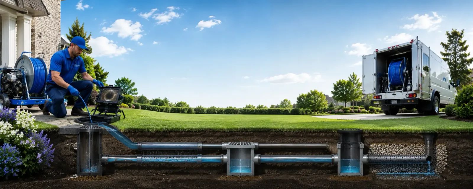 Outdoor drain cleaning information for Bondville, VT